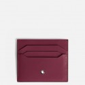Montblanc uomo Porta carte 6 scomparti Meisterstück 199302 cassis