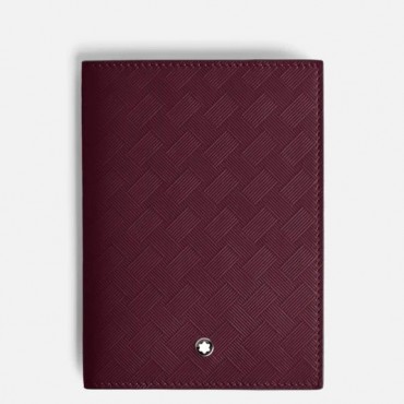 Porta carte Montblanc uomo 8 scomparti con cerniera Extreme 3.0 cassis 199425