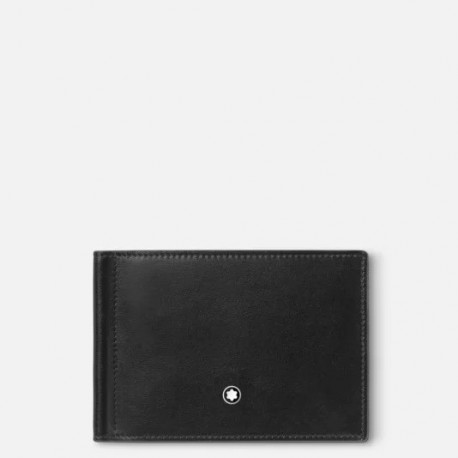Montblanc Portafoglio Meisterstück 6 scomparti e ferma soldi 199301