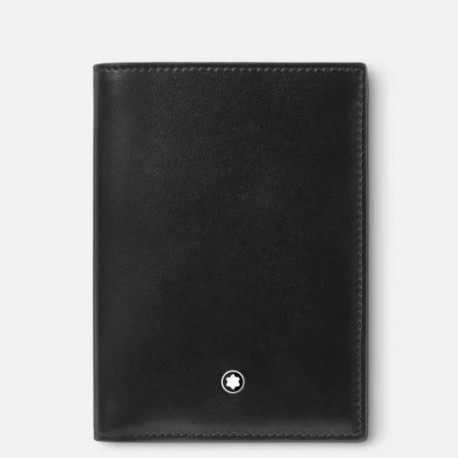 Custodia tascabile, Porta carte di credito  Montblanc in Vera pelle colore Nero 5527