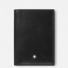Custodia tascabile, Porta carte di credito  Montblanc in Vera pelle colore Nero 5527