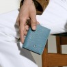Porta carte Montblanc 4 scomparti 4810 blu fumè
