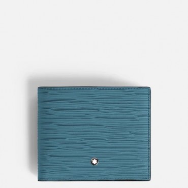 Portafoglio Montblanc Uomo 8 scomparti 4810 blu fumè 199343