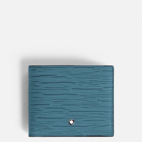 Portafoglio Montblanc Uomo 8 scomparti 4810 blu fumè 199343