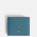 Portafoglio Montblanc Uomo 8 scomparti 4810 blu fumè 199343
