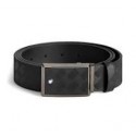 montblanc CinturaExtreme 3.0 in pelle nera da 35 mm 19106