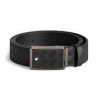 montblanc CinturaExtreme 3.0 in pelle nera da 35 mm 19106