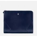 Portadocumenti unisex Montblanc Collezione Meisterstück in pelle Blu