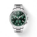 Orologio Uomo Tissot Chrono XL Classic Numeri,Data,Verde, accaio cassa 45mm e cinturino acciaio referenza T1166171109200