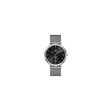 orologio DANIEL WELLINGTON Classic Multi-Eye Sterling Onyx cinturino in accaio quadrante nerodw00100711
