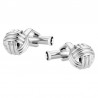 Gemelli Uomo Montblanc Sartorial con chiusura a clip in Acciaio colore Silver 118611