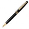 penna montblanc Penna a sfera Meisterstück Gold-CoatedClipClip finitura oro con numero di serie individualeCorpoPregiata resina