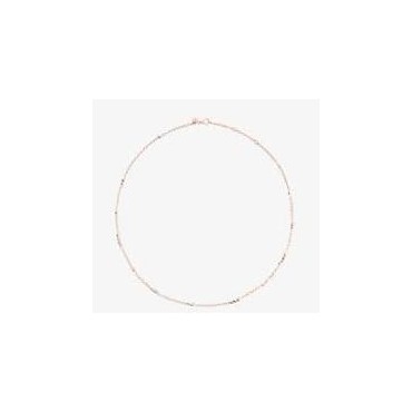 collana DODO collana mini granelli oro rosa & argentoLUNGHEZZA REGOLABILE 38 40 42 cmSKU: DCC4000_GRANX_0009ACollana mini Grane