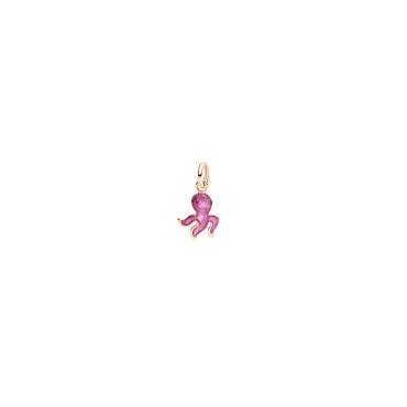 DODO CHARM POLIPO IN ORO ROSA 9CT SMALTATO VIOLA MADREPERLATOSIGNIFICATOABBRACCIAMI FORTESKU DMC4009OCTOSEPV9RDMC4009OCTOSEPV9R