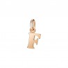 Lettera F Ciondolo in Oro Rosa 9Kt - DoDo