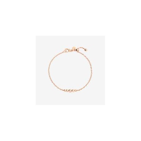 dodo bracciale bollicine oro rosa & diamanti DBC4004_BOLLI_DB09R
