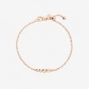 dodo bracciale bollicine oro rosa & diamanti DBC4004_BOLLI_DB09R