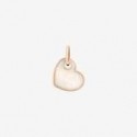 dodo charm cuore ciondolo cuore oro rosa & smalto DMC4011HEART VARI COLORI