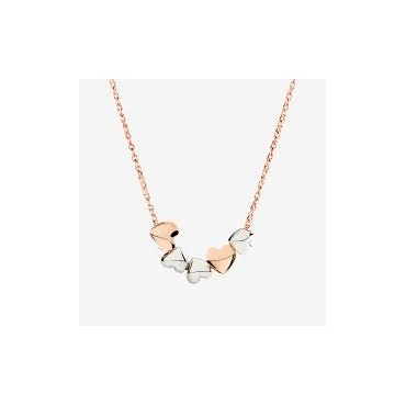 dodo collana cuore oro rosa & argentoSKU: DCC5000_HEART_0009ACollana Cuore con componenti in oro rosa 9K e argento 925 e catena