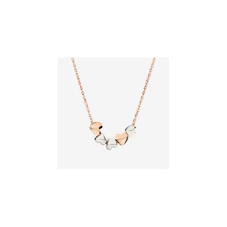 dodo collana cuore oro rosa & argentoSKU: DCC5000_HEART_0009A