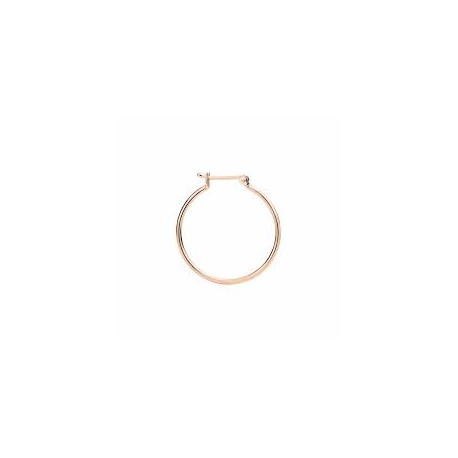 dodo orecchino a cerchio oror rosa 9ct essentials modello grandeDHA6000HOOP0009R