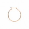 dodo orecchino a cerchio oror rosa 9ct essentials modello grandeDHA6000HOOP0009R