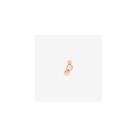 dodo orecchino stud bollicine in oro rosa 9k con diamante biancoSKU DHC3002BOLLIDB09R