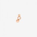 dodo orecchino stud bollicine in oro rosa 9k con diamante biancoSKU DHC3002BOLLIDB09R