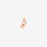 dodo orecchino stud bollicine in oro rosa 9k con diamante bianco 0,06ctmezzo paio(il prezzo indicato è solo per un'orecchino)SK