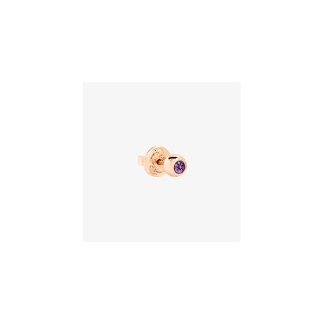 DODO orecchino stud bollicine oro rosa & ametistaSKU: DHC4001_BOLLI_IY09R