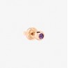 DODO orecchino stud bollicine oro rosa & ametistaSKU: DHC4001_BOLLI_IY09ROrecchino stud Bollicine in oro rosa 9K con 1 ametista
