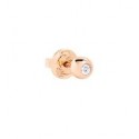 DODO orecchino stud bollicine oro rosa & diamanteSKU: DHC4002_BOLLI_DB09R