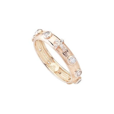 ANELLO amen Rosario Zirconisku: ARORB misura 14