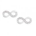 ORECCHINI AMENOrecchini Diamonds Infinito Zirconi Bianchisku: EIBBZ3Orecchini in AG925 con zirconi bianchi - Rodio - corredata 