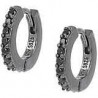 ORECCHINIOrecchini Cerchio Rutenio Tennis Mania Zirconi Nerisku: ET1NNOrecchini huggies in argento 925 nero rutenio con zirconi