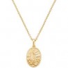 COLLANA amenCollana Medaglia Madonna di Fatima Doratasku: CLFAGPCollana in AG925 - Oro - Lungh. 40 + 5 cm - corredata da shoppe