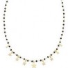 COLLANA AMEN Charm Dorato Elegance Cristalli Nerisku: CLLAMSTGGCollana Argento 925 e cristalli neri - Dorato - Lunghezza cm + 3