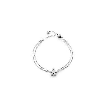 BRACCIALE LE BEBE LBB521leBebe bracelet LBB521 Classics boy white gold diamond 0,005ct