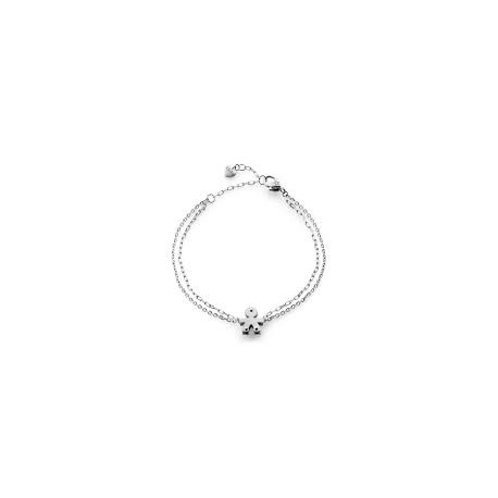 BRACCIALE LE BEBE LBB521leBebe bracelet LBB521 Classics boy white gold diamond 0,005ct