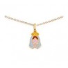 COLLANA Collana Proteggimi in oro giallo con MadonninaCollana "Proteggimi" in oro giallo 9kt con Madonnina smaltata.Lunghezza r