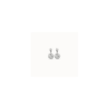 ORECCHINI RIFERIMENTO PEN0384MTL0000UOrecchini corti placcati argento Sterling formati da un cerchio e un cerchio interno. Ques