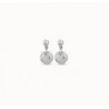 ORECCHIN UNODE50 PEN0384MTL0000U Orecchini corti placcati argento Sterling