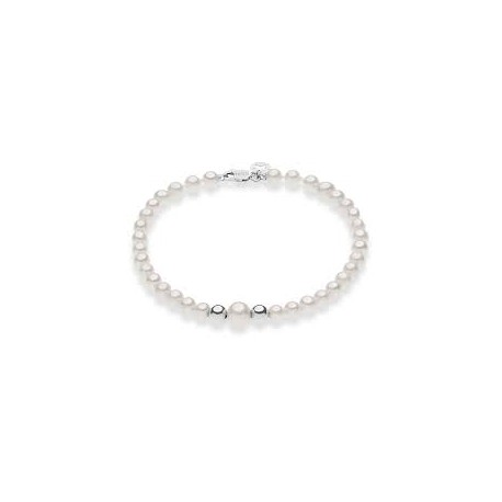 Bracciale da donna di CometE in Oro bianco 750 E  Perle coltivate BRQ339