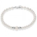 Bracciale da donna di CometE in Oro bianco 750 E  Perle coltivate BRQ339