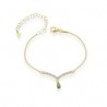 Bracciale goccia grigia zirconi bianchiBR0064GG
