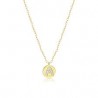 Collana lettera V zirconi bianchiCL0004GFGioielli realizzati a mano con materiali di altissima qualitàNickel FREEMATERIALE: Arg