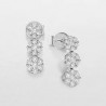 orecchini trilogy scalare in oro bianco con diamantE referenza BBX33026025