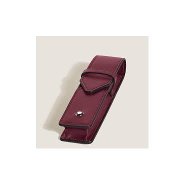 Realizzato a mano in morbida pelle color cassis, il portapenne Meisterstück è un modo elegante per riporre in modo sicuro il tu