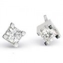 ORECCHINI PG GIOIELLI IN ORO BIANCO PUNTO LUCE DIAMANTE ORGL006