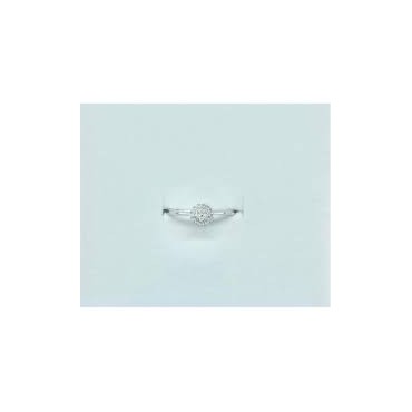 Anello in oro bianco 750 ct 18 gr 1,60 e diamanti fgvs ct 0,11 Giorgio Visconti referenza ABX14467scaola garanzia e assicurazio